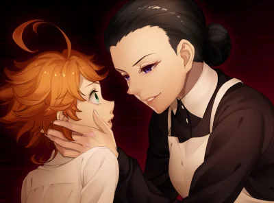 LlamaRzr - #randomanimeshit #thepromisedneverland #yakusokunoneverland #emma #isabell...