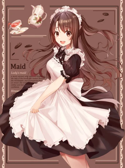 l.....f - #randomanimeshit #idolmaster #idolmastershinycolors #uzukishimamura #maid #...