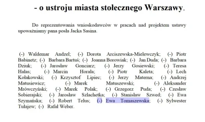 k1fl0w - Na 28 posłów PIS, którzy podpisali projekt ustawy dla #Warszawa , tylko E.To...