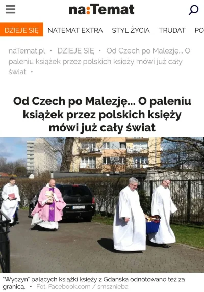 w.....s - I bardzo dobrze! Mamy wolność i będziemy palić co nam sie podoba! Moje ogni...