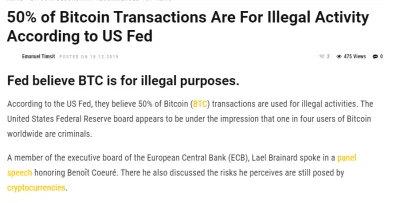 t.....n - 50% transakcji to szara strefa , a 25% użytkowników #bitcoin to kryminaliśc...