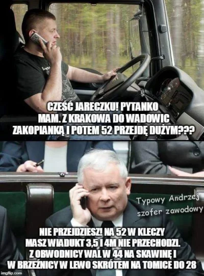 P.....0 - #kierowcy #tir #pracatruckeramnierozpierdziela
Jeden z lepszych memów osta...