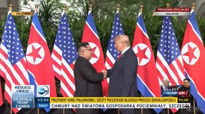 Kielek96 - Rozpoczął się historyczny szczyt USA-Korea Północna w Singapurze,jest to p...