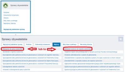 Nutaharion - W sumie poprawniejsza zakładka to "Sprawy obywatelskie" - > "Wybory" i d...