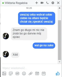 dinokk - Podkreślam że Seba znalazł nową ofiare która ma 14 lat więc idzie do przodu ...