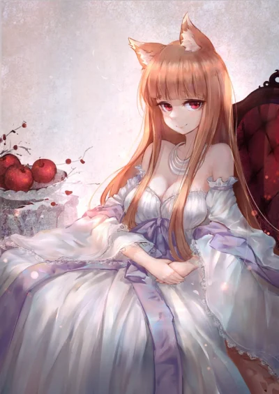 l.....f - #randomanimeshit #spiceandwolf #holo #kemonomimi #kitsunemimi #redeyesalert...