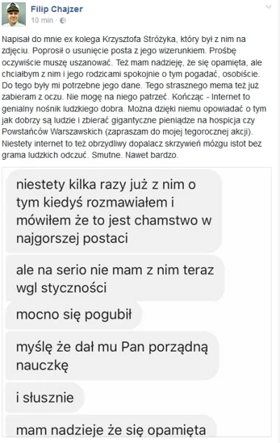 RedBulik - Nowy post u Chajzera, znowu się na jakiegoś baita za 5 groszy złapał. No i...