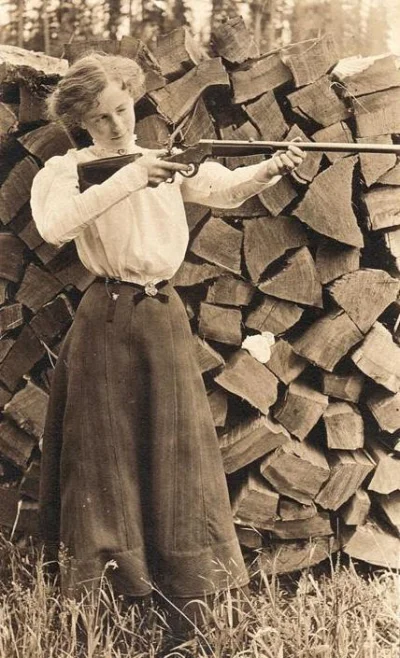 Argetlam - Takie tam z karabinem Stevens, druga połowa XIX w.
#historia #militaria #...