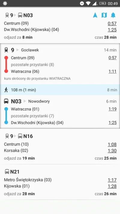 Tr8025 - @Formek To bardziej opłaca się jechać do N03 na Wiatraczną