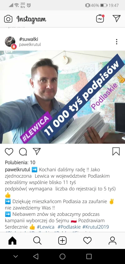 wieesieek - Na Podlasiu zebrane 11 milionów głosów dla lewicy ( ͡° ͜ʖ ͡°) #polityka #...
