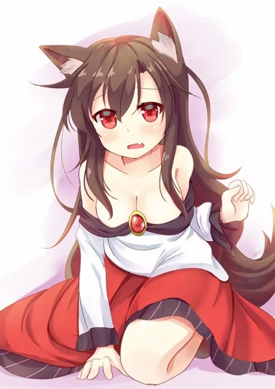 Banri - #randomanimeshit #touhou #redeyesalert #kemonomimi #okamimimi #kagerouimaizum...