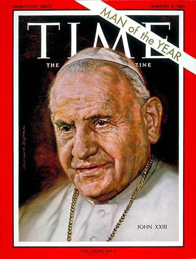 nexiplexi - Okładki Time'a
Papież Jan XXIII - Człowiek roku 1962
#ciekawostki #ciek...