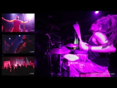 hoRacy - Postanowiłem opublikować pierwszego Drumcama z ostatniego koncertu #godbite ...