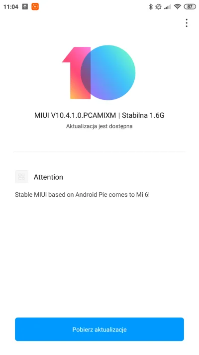 avira - Nareszcie, Android pie na Xiaomi Mi 6, wersja systemu global stable. Rychło w...