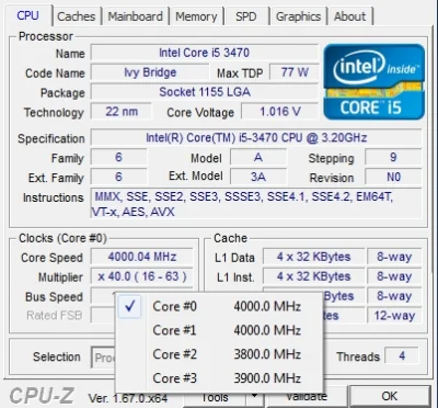 mich_al - Dzień dobry. Polecam. #intel #i5 #overclocking