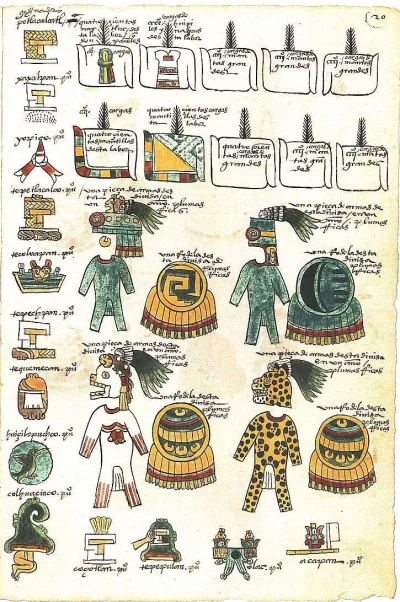 myrmekochoria - Codex Mendoza jest jednym z niewielu zachowanych dokumentów rękopiśmi...