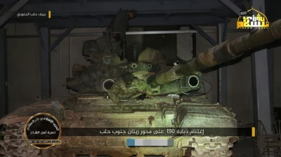 60groszyzawpis - Wychodzi na to, że T-90 z Zeytan wpadł w ręce Islamskiej Partii Turk...