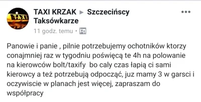 szymon-wrzesien - Praca szuka człowieka.

#taxizlotowa #taxi #uber #szczecin #taxify ...