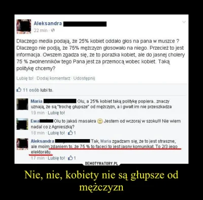 Zenon_Zabawny - Kobiety na fejsie oburzają się na uwagi Korwina, że są głupsze od męż...