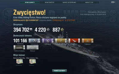 sierzant72 - może i wczorajsze ale fajnie nam poszło z @Go_sia92 
#worldofwarships