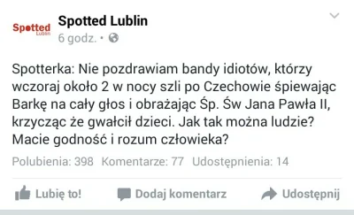 Shirako - Lublin pozdrawia Wykop ( ͡° ͜ʖ ͡°)
#papiezaobrazajo #papiez #lublin #miasto...