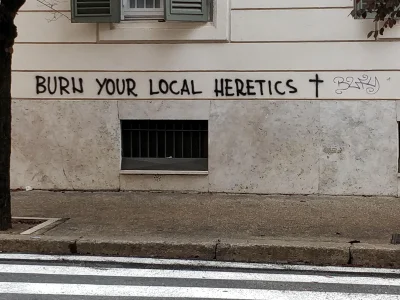 i.....r - Grafitti w Rzymie.
#bekazkatoli #rzym #wlochy