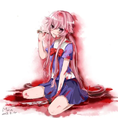 kedzior1916 - #randomanimeshit #mirainikki #yunogasai #yandere #rashgwinnerspam @Para...