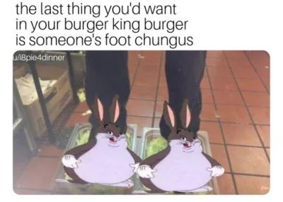 Cane - NUMER 15 BURGER KING FOOD CHUNGUS ...