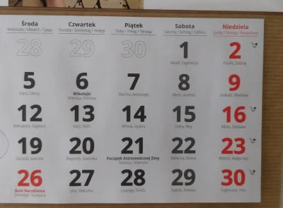 qweasdzxc - @nint: Wystarczy mieć ZAJEBISTY kalendarz.