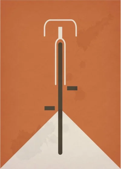 j.....n - #plakat by Kenneth Crispus
#rowery #rower #minimalizm