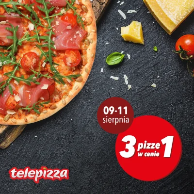 Goodie_pl - Do końca tygodnia 3 pizze w cenie 1 w #telepizza dla każdego z kodem z ap...