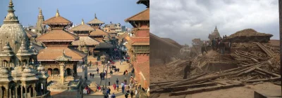 destruktiv_komando - Tu jeszcze jedno porówanie "przed"i po" (Patan/Lalitpur). To to ...