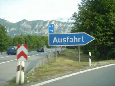 Pachlak - Wszystkie drogi w Niemczech prowadzą do miejscowości Ausfahrt... 



#takap...