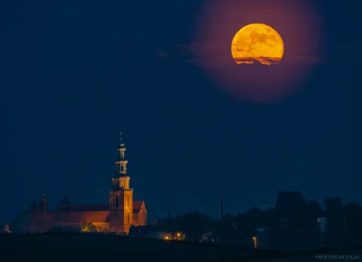 Nightscapes_pl - Jeszcze raz niedzielny wschód nad Chełmżą. Tym razem bardziej pomara...