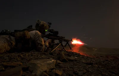 johann89 - > A Marine from the 13th Marine Expeditionary Unit, provides cover fire du...