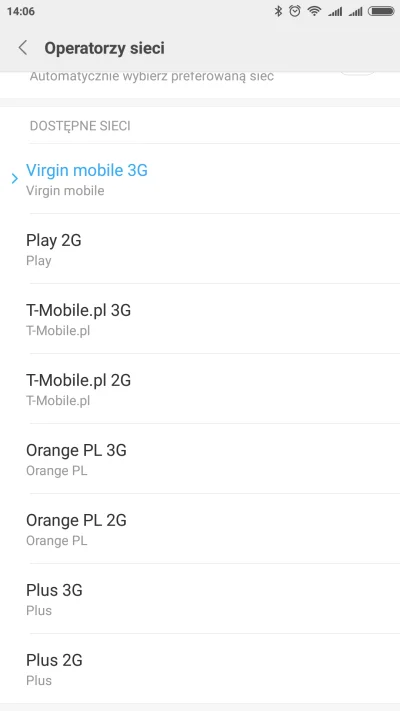 Zieeew - Używam karty Virgin Mobile. Dlaczego mam dostęp do nadajników Orange?
#virg...