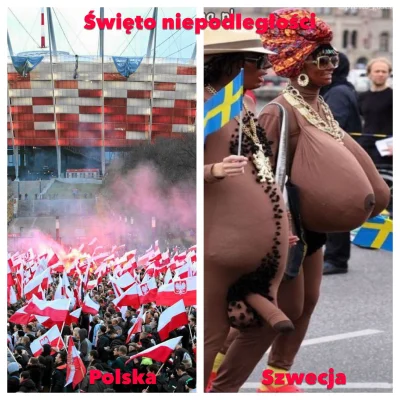 R2D2zSosnowca - Zaściankowa Polska vs. Postępowa Szwecja 
(⌐ ͡■ ͜ʖ ͡■) 
#marszniepodl...