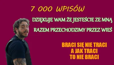 Mescuda - Świętujemy 7000 wpisów !!! Zrobiliśmy to, nie ja - razem
żaden nick który ...