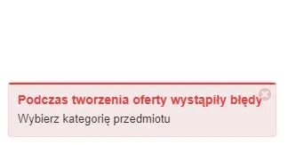 Kulczakk - Jakiś nowy bug na allegro przy wystawianiu aukcji? Kategoria oczywiścia wy...