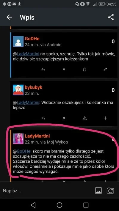 rubesom - Tutaj macie pokazaną logikę tej użytkowniczki (w internecie nic nie ginie (...