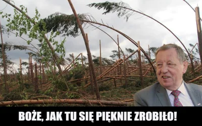 32andu - "Pierwszą decyzją ministra Szyszko była zapowiedź budowy nowej stodoły na te...