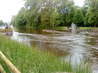 enforces - Tylko 6 metrów wyższa woda w Kanale Bernardyńskim #kalisz #powodz