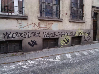 10paszonow - Czo ten #wroclaw to ja nawet nie.

#ortografiaalternatywna #graffiti #ml...