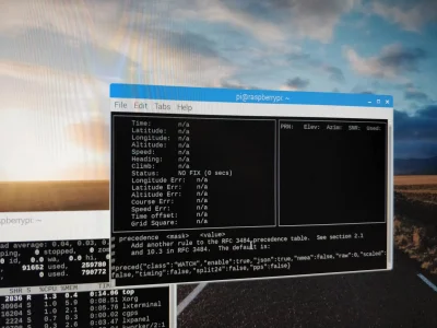 Pirzu - Mireczki z #raspberrypi, próbuję odpalić na #python GPS neo-7m komendą cgps a...