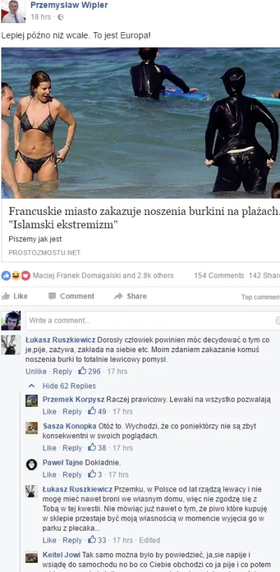 A.....y - Problemy - jesteśmy wolnościowi ale tylko w tych rzeczach co nam się podoba...