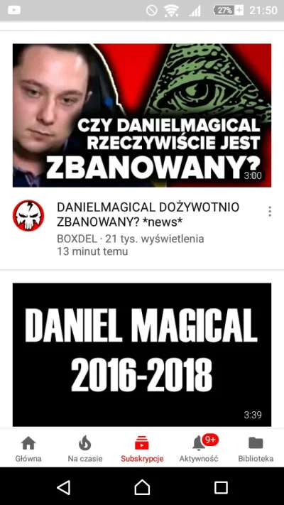 NextAndPrevious - Ten użytkownik YouTube to chyba jakiś fan nr1 Daniela magicala. Dow...