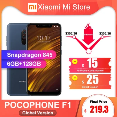 cebula_online - W Aliexpress
LINK - Xiaomi Pocophone F1 6.18inch 6GB 128GB Snapdrago...