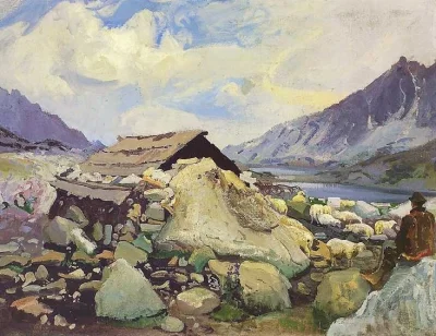 U.....a - Góry - szary dzień w Tatrach, Stanisław Gałek,1913.
Wiecie jakie miejsce p...