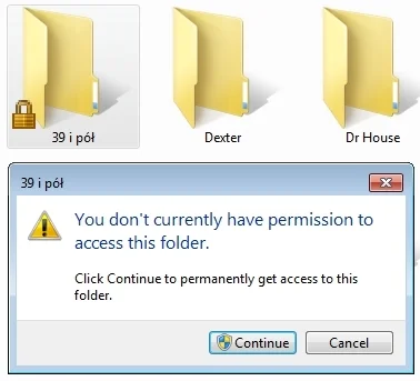 LukaszW - Po upgrade #windows7 do #7068 straciłem prawa dostępu do niektórych folderó...