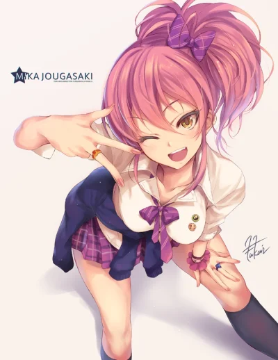 t.....t - #randomanimeshit #idolmaster #idolmastercinderellagirls #jougasakimika #mik...